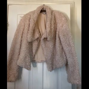 Faux fur coat